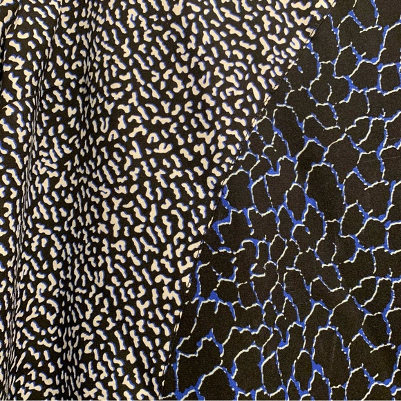 Proenza Schouler Silk Short Sleeve Printed Top - Size 10 - Picture 4 of 9